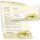 Briefpapier Set GELBE SONNENBLUMEN - 100-tlg. DL (mit Fenster)