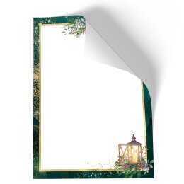 Briefpapier - Motiv ADVENTSNACHT | Weihnachten | Hochwertiges DIN A5 Briefpapier - 100 Blatt | 90 g/m² | einseitig bedruckt | Online bestellen!