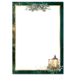 Briefpapier-Sets Weihnachten, ADVENTSNACHT Briefpapier Set, 100 tlg. - DIN A4 & DIN LANG im Set. | Online bestellen! | Paper-Media