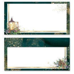 ADVENTSNACHT Briefpapier Sets Weihnachtsmotiv CLASSIC Briefpapier Set, 100 tlg., DIN A4 & DIN LANG im Set., SOC-8364-100