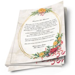 Briefpapier WINTERMOMENTE - DIN A4 Format 20 Blatt