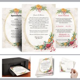 Briefpapier WINTERMOMENTE - DIN A5 Format 50 Blatt