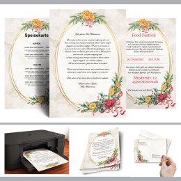 Motiv-Briefpapier-Sets Weihnachtsbriefpapier WINTERMOMENTE