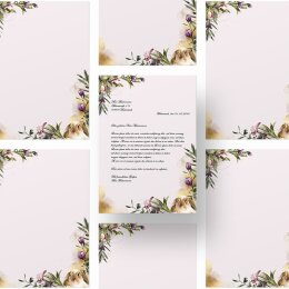Briefpapier BLUMENNEST - DIN A4 Format 250 Blatt