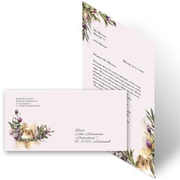 Briefpapier Set BLUMENNEST - 200-tlg. DL (ohne Fenster)
