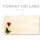BACCARA ROSEN Briefumschläge Rosenmotiv CLASSIC 25 Briefumschläge (ohne Fenster), DIN LANG (220x110 mm), DLOF-8205-25