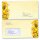 Briefumschläge Blumen & Blüten, GELBE ORCHIDEEN 25 Briefumschläge (ohne Fenster) - DIN LANG (220x110 mm) | selbstklebend | Online bestellen! | Paper-Media