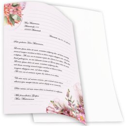 Briefpapier BLÜTENZEIT - DIN A4 Format 50 Blatt