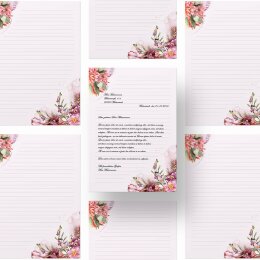 Briefpapier BLÜTENZEIT - DIN A4 Format 100 Blatt