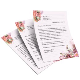 Briefpapier BLÜTENZEIT - DIN A5 Format 250 Blatt