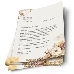 Briefpapier HERBSTGARTEN - DIN A4 Format 20 Blatt