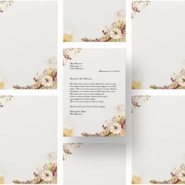 Briefpapier HERBSTGARTEN - DIN A4 Format 20 Blatt