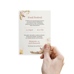 Briefpapier HERBSTGARTEN - DIN A6 Format 100 Blatt