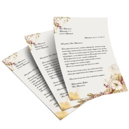 Briefpapier HERBSTGARTEN - DIN A6 Format 100 Blatt