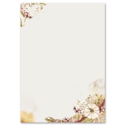 Briefpapier-Sets Blumen & Blüten, Jahreszeiten - Herbst, HERBSTGARTEN Briefpapier Set, 20 tlg. - DIN A4 & DIN LANG im Set. | Online bestellen! | Paper-Media