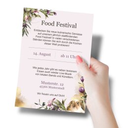 Briefpapier BLUMENNEST - DIN A5 Format 250 Blatt