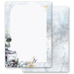 Briefpapier-Sets Weihnachten, WINDLICHT Briefpapier Set, 40 tlg. - DIN A4 & DIN LANG im Set. | Online bestellen! | Paper-Media