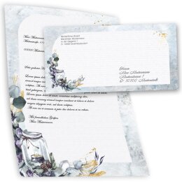 Briefpapier Set WINDLICHT - 40-tlg. DL (ohne Fenster)
