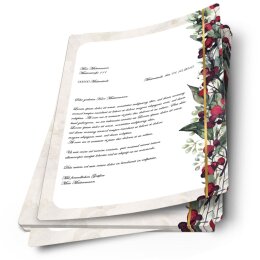 Briefpapier MISTELZWEIGE - DIN A4 Format 20 Blatt