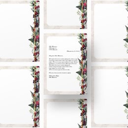 Briefpapier MISTELZWEIGE - DIN A4 Format 20 Blatt