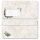MISTELZWEIGE Briefpapier Sets Weihnachtsmotiv ROUNDED Briefpapier Set, 40 tlg., DIN A4 & DIN LANG im Set., SMR-7003-40