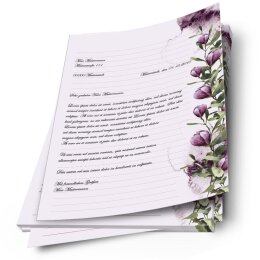 Briefpapier KROKUSSE - DIN A4 Format 50 Blatt