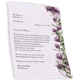 Briefpapier KROKUSSE - DIN A5 Format 100 Blatt