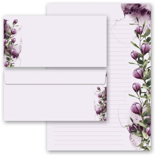 Briefpapier-Sets KROKUSSE Blumen & Blüten, Frühlingsmotiv, Paper-Media