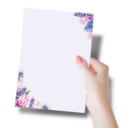 Briefpapier HYAZINTHEN - DIN A5 Format 100 Blatt