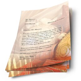Briefpapier WEIHNACHTSGLANZ - DIN A4 Format 20 Blatt