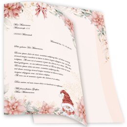 Briefpapier - Motiv WEIHNACHTSMÄRCHEN | Weihnachten | Hochwertiges DIN A4 Briefpapier - 20 Blatt | 90 g/m² | beidseitig bedruckt | Online bestellen!