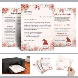 Motivpapier WEIHNACHTSMÄRCHEN - DIN A4 Format 20 Blatt
