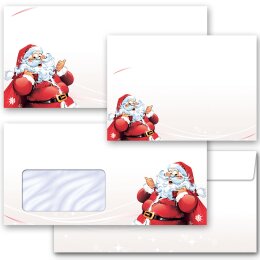 Briefumschläge BRIEF AN DEN WEIHNACHTSMANN - 50 Stück C6 (ohne Fenster)