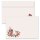 Briefumschläge BLUMENHASEN - 50 Stück C6 (ohne Fenster) Blumen & Blüten, Tierwelt Frühlingsmotiv Paper-Media