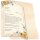 SPÄTSOMMER Briefpapier Sommermotiv ELEGANT 20 Blatt Briefpapier, DIN A4 (210x297 mm), A4E-4047-20