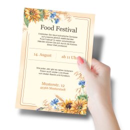 Briefpapier SPÄTSOMMER - DIN A5 Format 100 Blatt