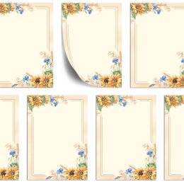 Briefpapier SPÄTSOMMER - DIN A5 Format 100 Blatt