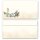 FESTLICHER TANNENBAUM Briefpapier Sets Briefpapier mit Umschlag ELEGANT Briefpapier Set, 100 tlg., DIN A4 & DIN LANG im Set., SOE-4048-100