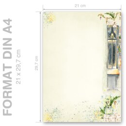 Motivpapier WINTERFENSTER - DIN A4 Format 100 Blatt