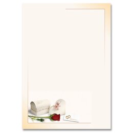 Motivpapier WIR HEIRATEN 50 Blatt DIN A5 90g/m²