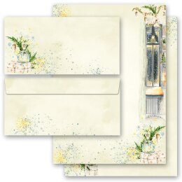 Motiv-Briefpapier Set WINTERFENSTER - 20-tlg. DL (ohne...