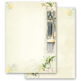 Briefpapier-Sets Weihnachten, WINTERFENSTER Briefpapier Set, 20 tlg. - DIN A4 & DIN LANG im Set. | Online bestellen! | Paper-Media