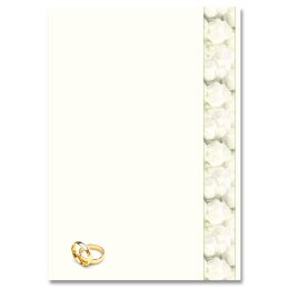 Motivpapier UNSERE HOCHZEIT 50 Blatt DIN A5 90g/m²