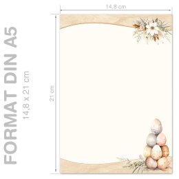 OSTERPOST Briefpapier Osterpapier CLASSIC 100 Blatt Briefpapier, DIN A5 (210x148 mm), A5C-173-100