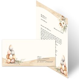 Motivpapier Set OSTERPOST - 20-tlg. DL (ohne Fenster)