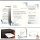 Motivpapier Set BLAUE BLUMEN - 100-tlg. DL (ohne Fenster)