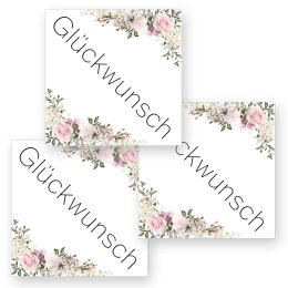 Motiv-Sticker Aufkleber Geburtstag  50 Aufkleber, Quadrat 4 x 4 cm, AU-1-83