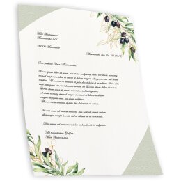 Motivpapier OLIVENZWEIGE - DIN A4 Format 250 Blatt