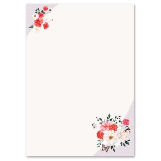Briefpapier IM GARTEN - DIN A4 Format 100 Blatt , , Paper-Media