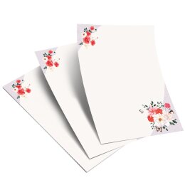Briefpapier - Motiv IM GARTEN |  | Hochwertiges DIN A5 Briefpapier - 100 Blatt | 90 g/m² | einseitig bedruckt | Online bestellen!